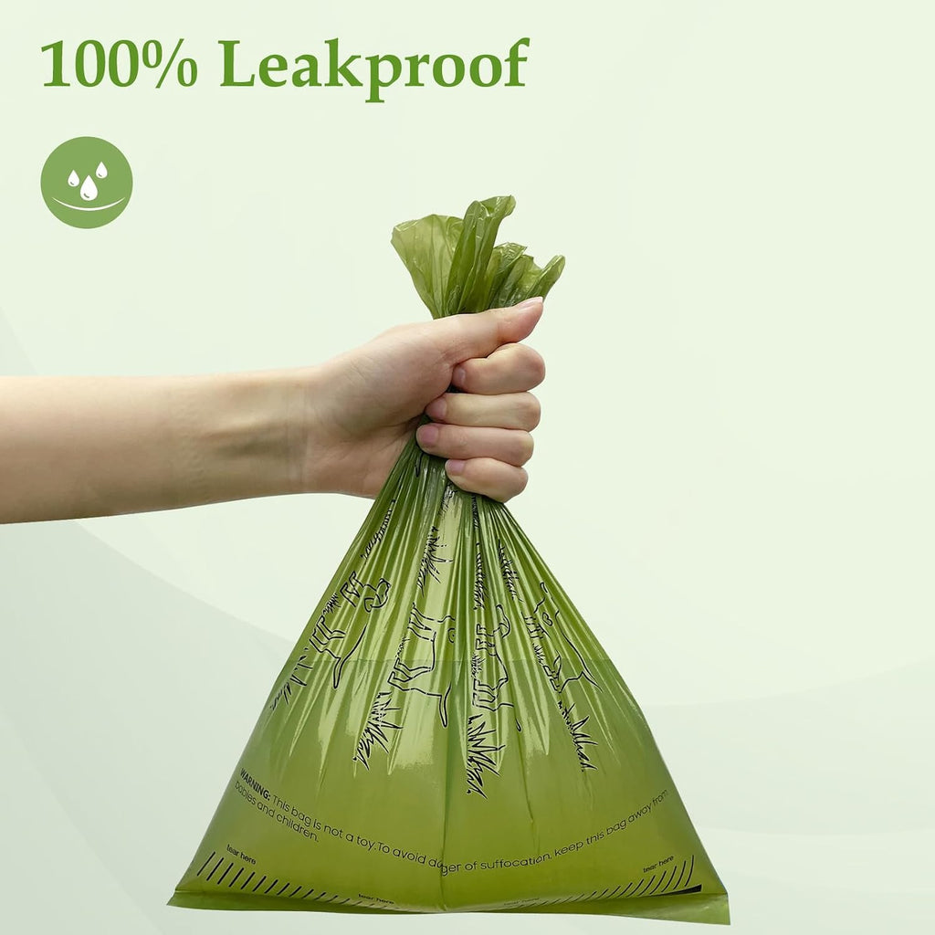 240 Count Lavender Scented 13 x 9 Dog Poop Bags Rolls | Leakproof Strong & Sturdy Waste Bags for Doggie Cat Pet