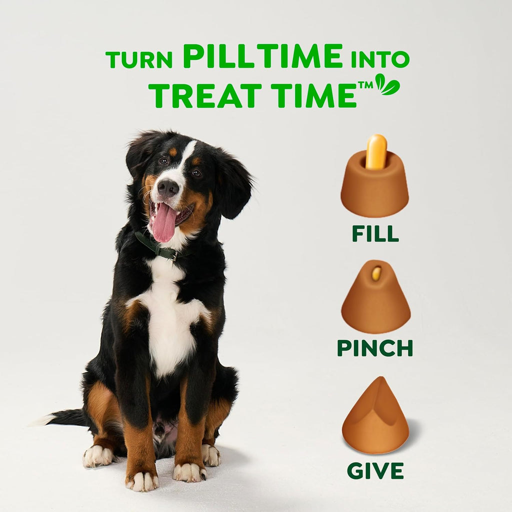 Greenies Pill Pockets Large Size Dog Treats. Peanut Butter. 15.8 oz | Vet-recommended. capsule size. low calorie. odor masking. stress- and mess-free medication experience