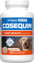 Nutramax Cosequin Joint Supplement for Dogs. Chewable Tablets. 132ct | Glucosamine + Chondroitin for Dogs with MSM. Supports Healthy Joints. All Breeds & Sizes. All Ages