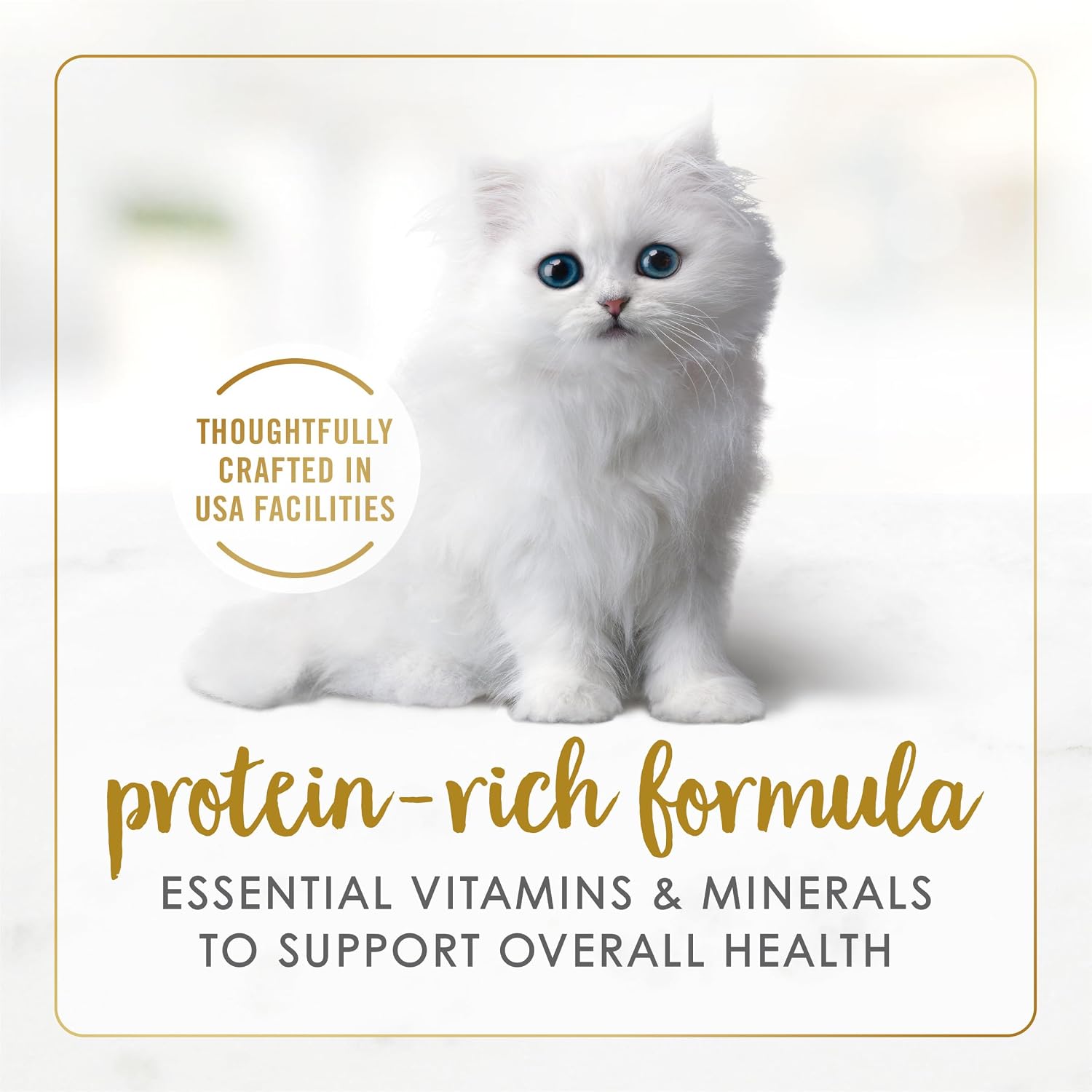 Purina Fancy Feast Wet Kitten Food Variety Pack. 3 oz cans. 24-Pack | Oceanfish. Turkey. Chicken or Salmon Recipes with no artificial colors or preservatives. 100 percent complete and balanced