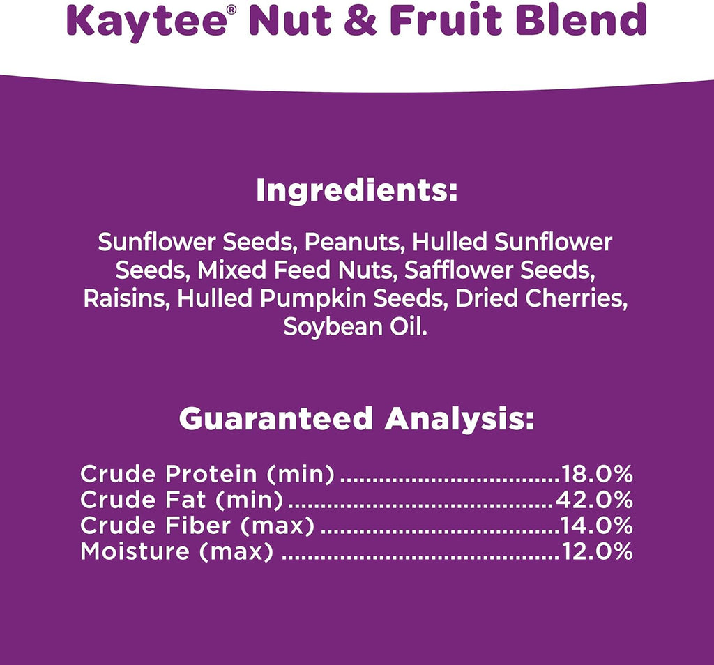 Kaytee Nut & Fruit Wild Bird Seed. 5 lb