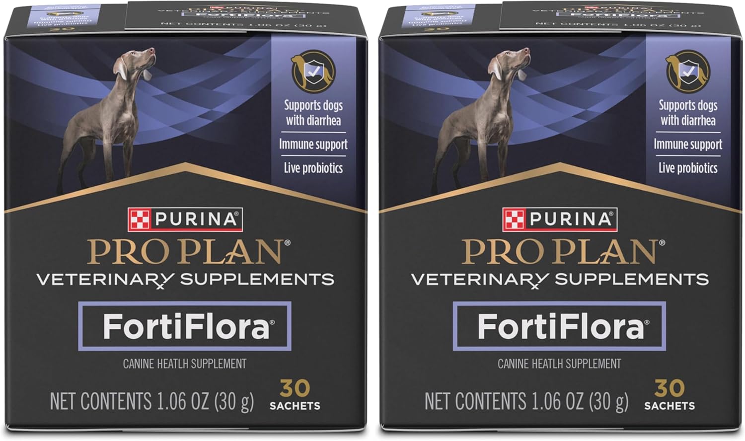 Purina Pro Plan Veterinary Supplements FortiFlora Probiotic Powder for Dogs. Daily Support for Digestive and Immune Health and Occasional Diarrhea