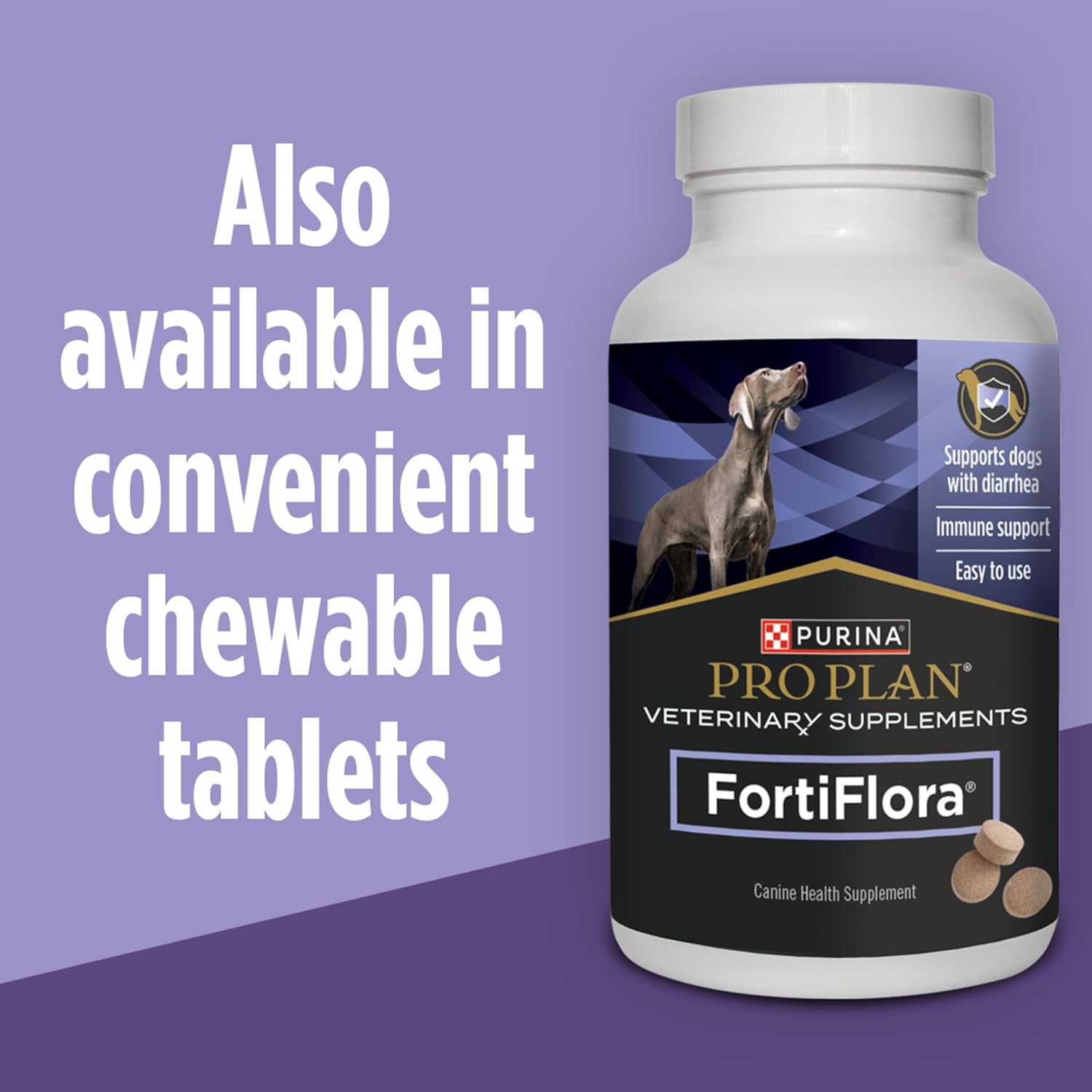 Purina Pro Plan Veterinary Supplements FortiFlora Probiotic Powder for Dogs. Daily Support for Digestive and Immune Health and Occasional Diarrhea