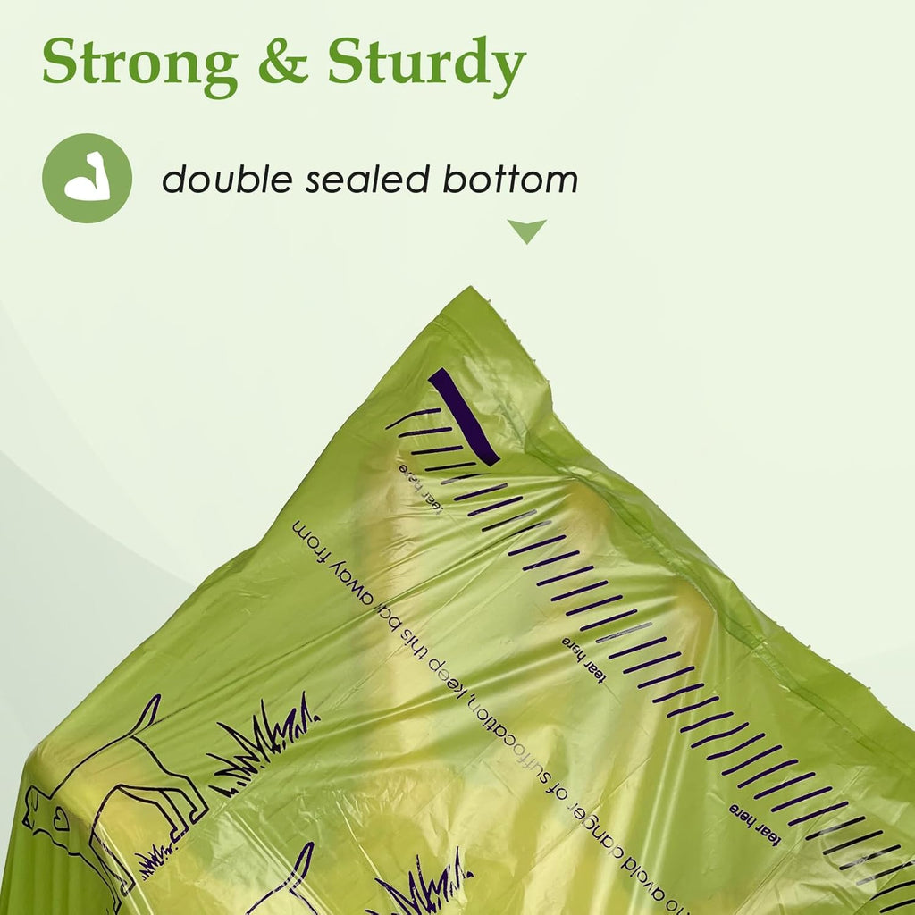 240 Count Lavender Scented 13 x 9 Dog Poop Bags Rolls | Leakproof Strong & Sturdy Waste Bags for Doggie Cat Pet