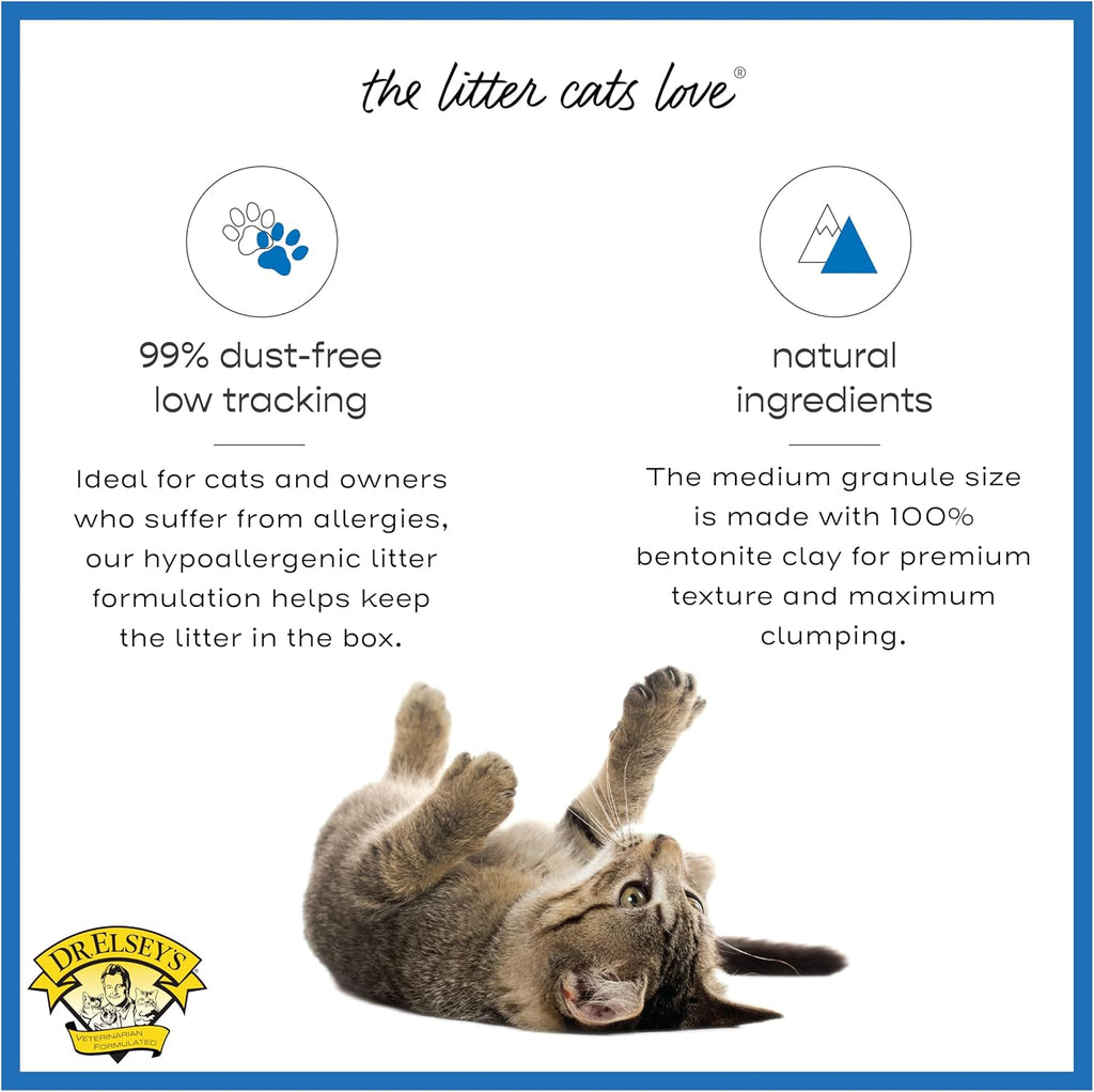 Dr. Elsey's Ultra Unscented Clumping Clay Cat Litter 18 lb Bag