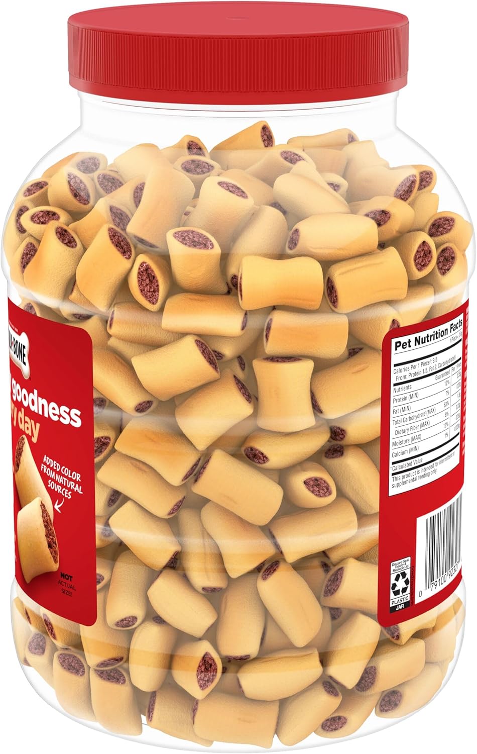 Milk-Bone MaroSnacks Small Dog Treats with Real Bone Marrow. 40 Oz. | Dog treats with 12% protein