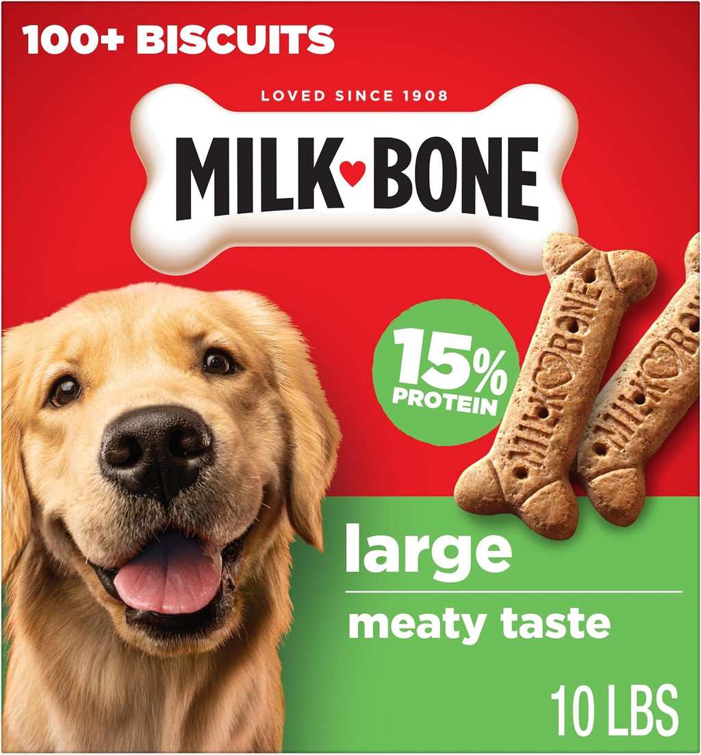 Milk-Bone Original Biscuits Large Dog Treats. 10 Lb.