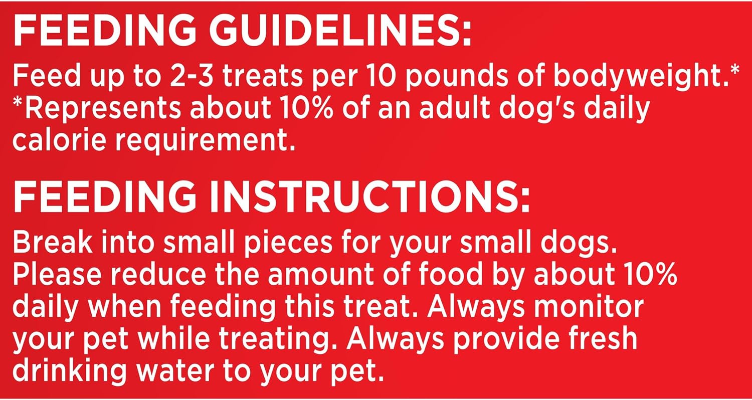 Milk-Bone MaroSnacks Small Dog Treats with Real Bone Marrow. 40 Oz. | Dog treats with 12% protein