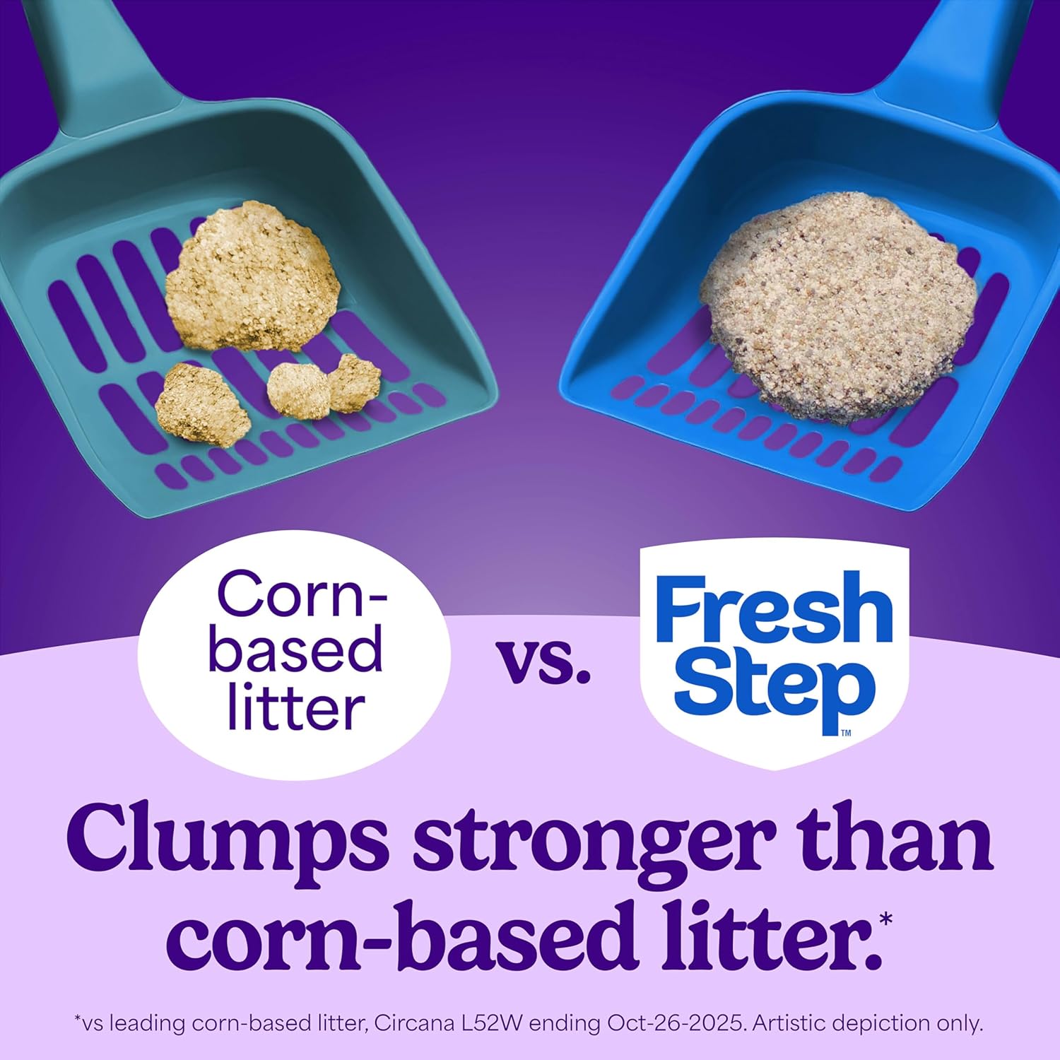 Fresh Step Odor Shield Multi Cat Clumping Cat Litter. 14 lb. | Febreze Freshness. Odor Shield with Ammonia Block Technology. Low Dust. Compatible with Most Automatic Litter Boxes