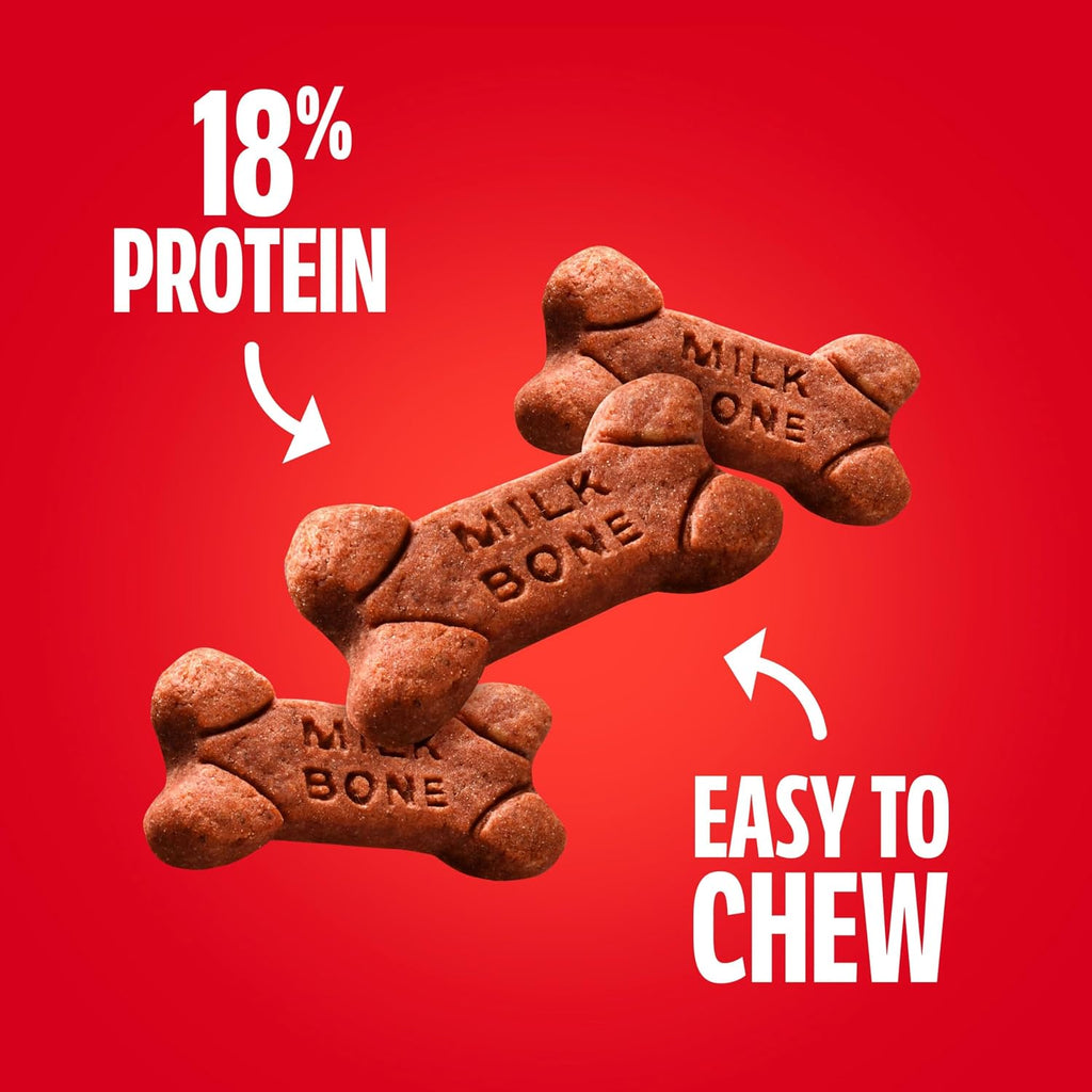 Milk-Bone Soft & Chewy Dog Treats. 25 Oz. Canister | Made with real beef & filet mignon. tender dog treats. easy to chew. for dogs of all ages and sizes