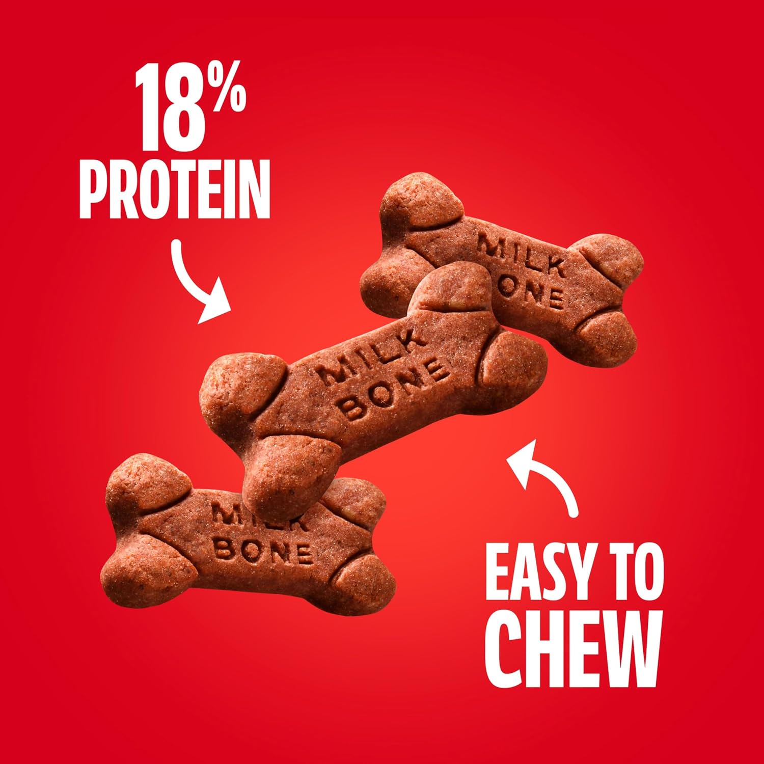 Milk-Bone Soft & Chewy Dog Treats. 25 Oz. Canister | Made with real beef & filet mignon. tender dog treats. easy to chew. for dogs of all ages and sizes