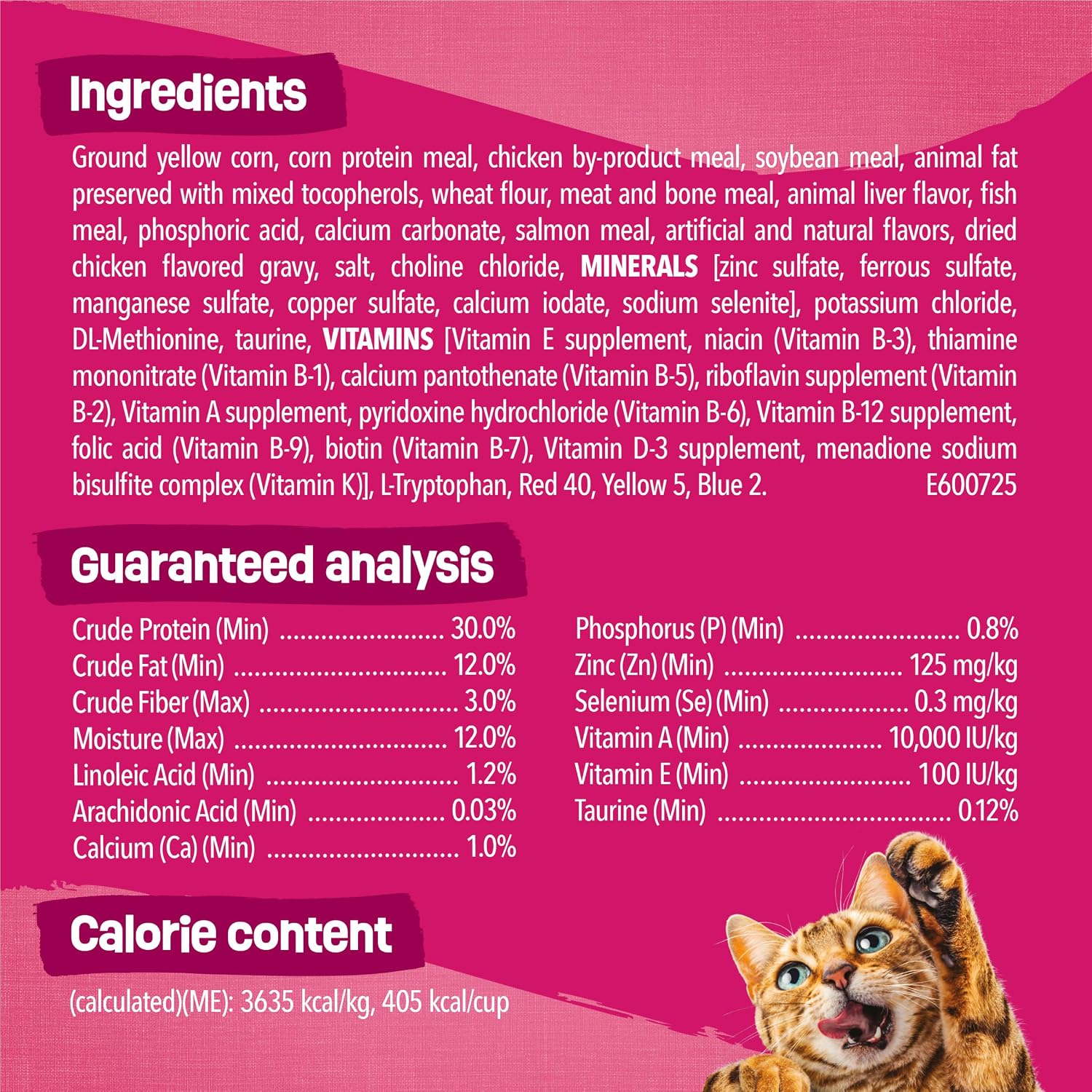 Purina Friskies Gravy Swirlers With Flavors of Chicken. Salmon and Gravy Dry Cat Food - 3.15 lb. Bag